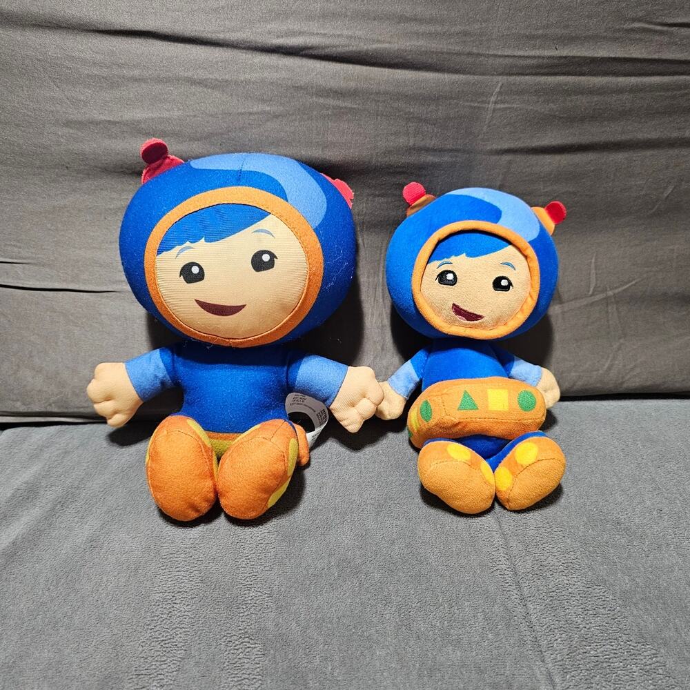 TEAM UMIZOOMI GEO PLUSH Viacom Mattel 2011 Just Play 2020 Nick Jr Blue Boy